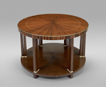 Double Colonnettes Table, 1923 (mahogany, macassar ebony veneer and ivory)