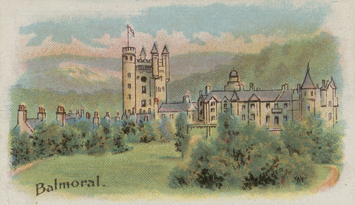 Balmoral Castle, Scotland (chromolitho)