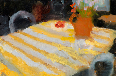 Yellow 'Like a Light', 2012 (oil on board)