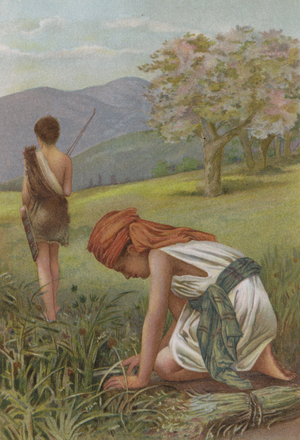 Esau and Jacob (chromolitho)