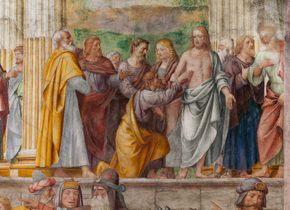 Detail of the Passion and Crucifixion of Christ, 1529 (fresco)