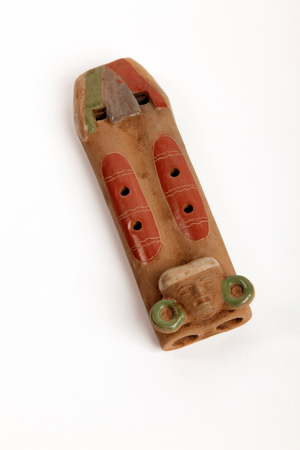 Clay ocarina from south america
