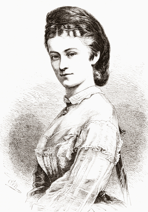 Duchess Sophie Charlotte Augustine in Bavaria, from L'Univers Illustre pub. 1867