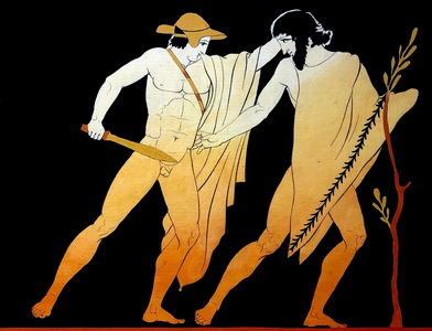 Pederastic couple c.1796 (Copper Plate Engraving)