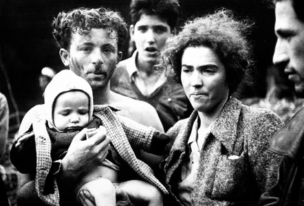 Jewish refugees on boat Latrun 1946 (from Sete, France to Palestine)