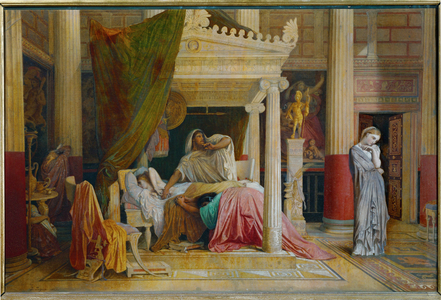 Stratonice, or the Illness of Antiochos, 1866 (painting on canvas)