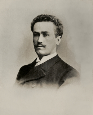 Portrait of the French artist Albert Saleza ( 1867 , 1916 ) (photograph)