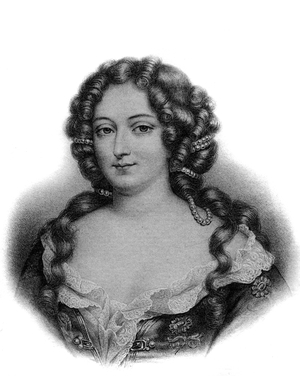 Francoise de Rochechouart de Mortemart, Marquise of Montespan (engraving)