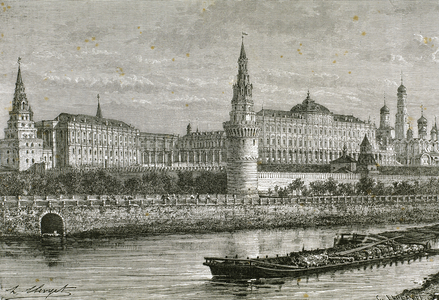 Russia. Moscow. Kremlin. 19th century.