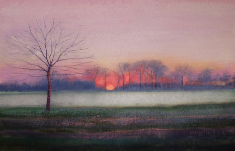 Evening Songbird, 2015 (watercolour on paper)