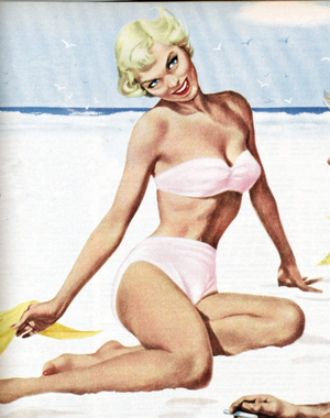 Woman Magazine Plate, UK, 1951 (print)