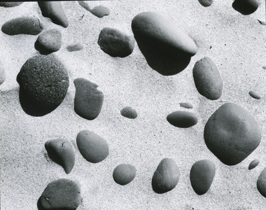 Rock, Pebbles, Sand, Oregon, c. 1970 (silver gelatin print)