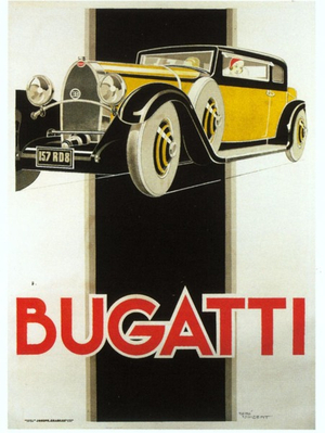 Bugatti advertising, 1930s