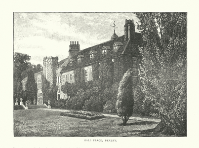 Hall Place, Bexley (engraving)