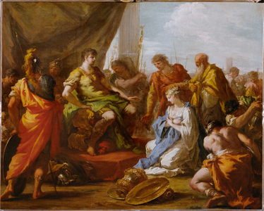 The continence of Scipio (painting on canvas)