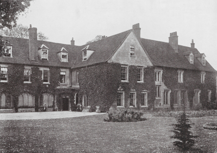 Ware, The Priory from the North-East Showing 15th Century Hall and Cloisters (b/w photo)