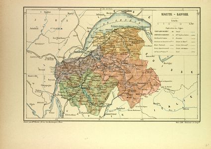 Map of Haute-Savoie France