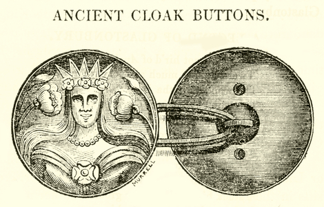 Ancient Cloak Buttons (engraving)