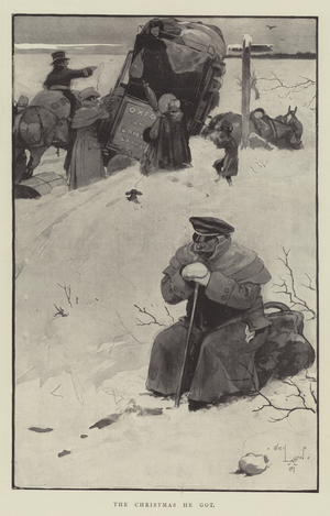 The Christmas he got (litho)