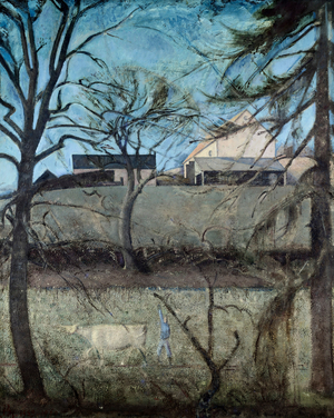 Big Landscape With Cow, c.1958 (oil on canvas)