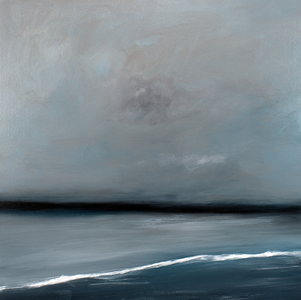 The Soft Waves Break (acrylic on canvas)
