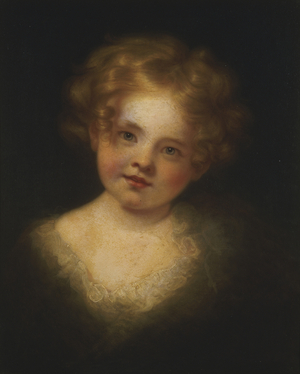 Head of a Girl, c.1830-50 (oil on cardboard)



