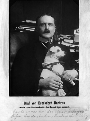 Count Urlich von Brockdorff-Rantzau, 1917