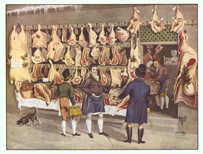 Butchers Magazine Plate, UK, 1840s & Pre