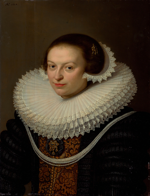 Johanna Visscher, 1628 (oil on wood)