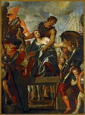 The Martyrdom of Saint Menas … (painting on canvas)
