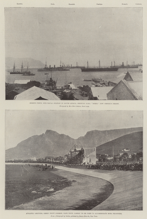 The War in South Africa (b/w photo)