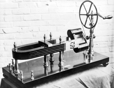 Magnetic Electric Machine (Dynamo) (b/w photo)