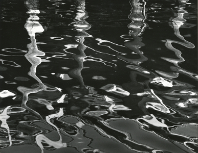 Reflections, Pier, 1971 (silver gelatin print)