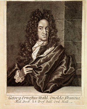 Portrait of Georg Ernst Stahl (etching)