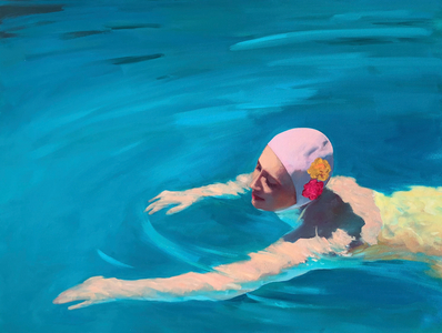 Summer Swim, 2023 (oil on canvas)