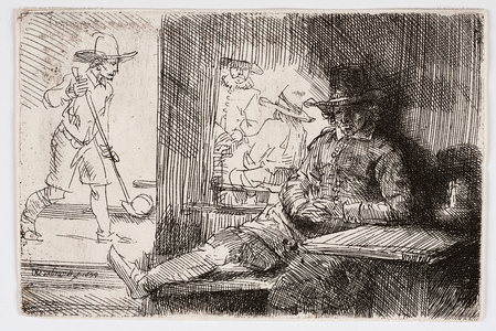 The Golfer, 1654 (Etching)
