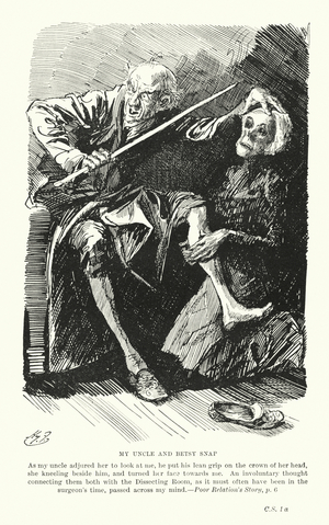Christmas Stories by Charles Dickens: Poor Relation's Story (litho)