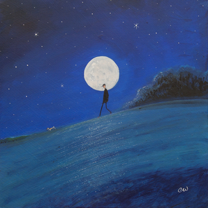 Hunters Moon, 2011 (oil on panel)
