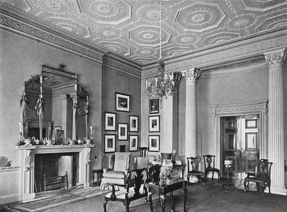 Morning-Room, 20 St James's Square (b/w photo)