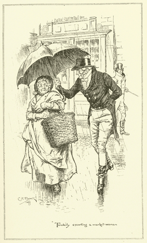 Illustration for The Essays of Elia by Charles Lamb (engraving)