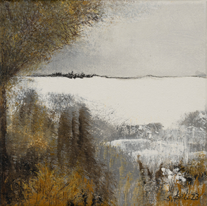 The Wonder of Winter, 2023 (acrylic on canvas)