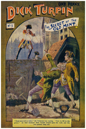 Dick Turpin (colour litho)