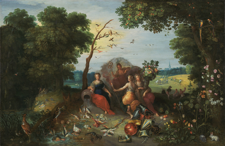 Landscape with Allegories of the Four Elements, 1635 (oil on panel)