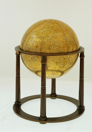 Celestial globe from Isfahan, Iran. Incised bronze ...