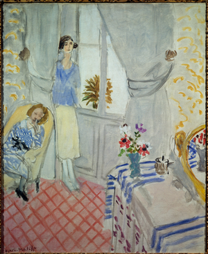 le boudoir 1921 (oil on canvas)