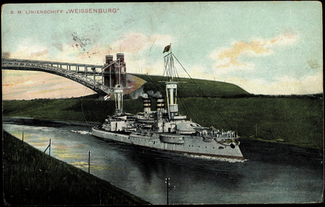 S.M. Linesschiff Weissenburg, Warship, Bridge