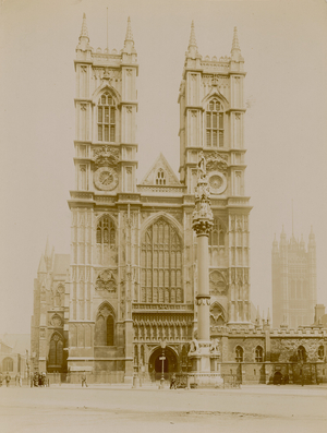 General view of Westminster Abbey (photo)