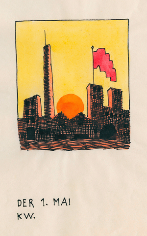 The First of May, c.1919 (w/c)