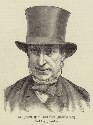 Dr John Hill Burton, Historian (engraving)