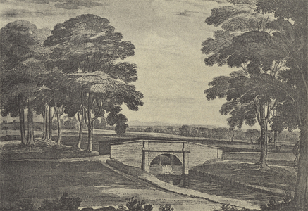 "The Play-ground at Eaton College in Buckinghamshire" (gravure)